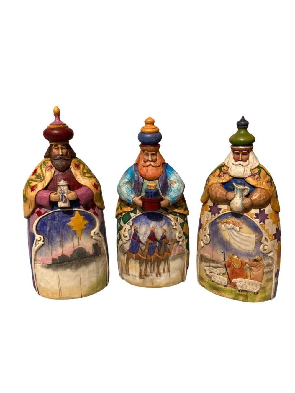 Jim Shore Heartwood Creek Three Wise Men Figurines Nativity Scene Hand-Painted 2
